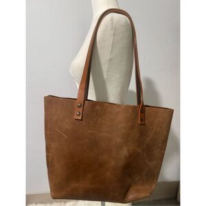 S G S tote leather bag
